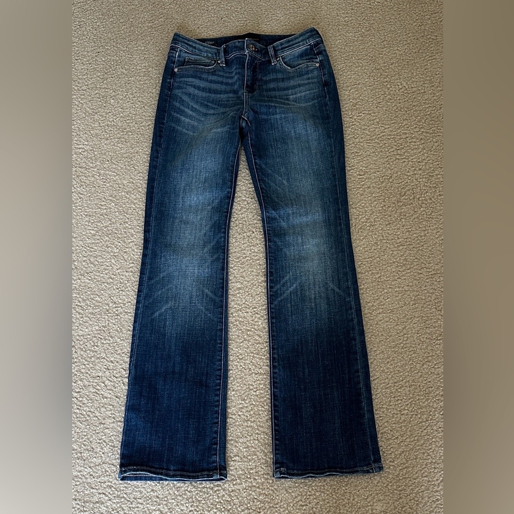 White House Black Market Mid-Rise Slim Bootcut Jeans